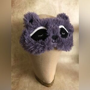 Purple Furry Animal Sleep Mask